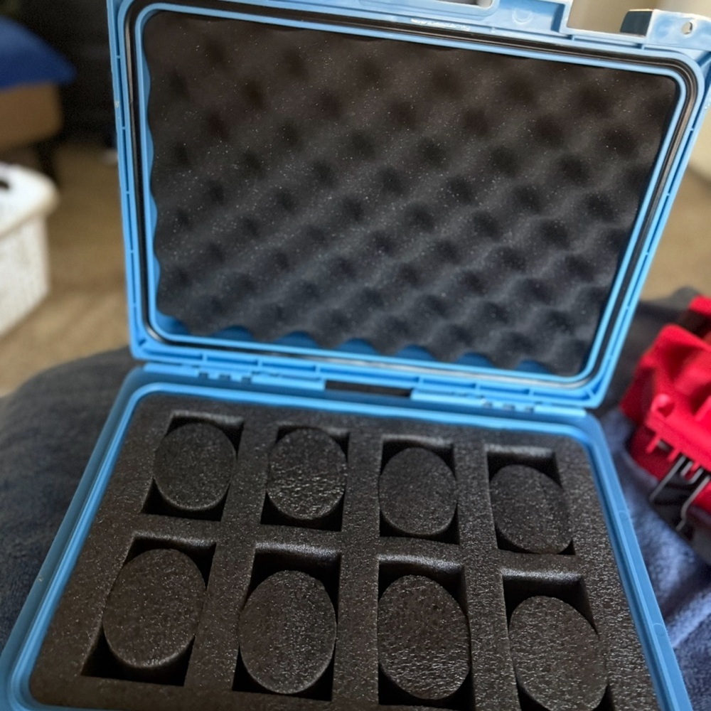 Invicta Light Blue Smartwatch Case with Black Foam
